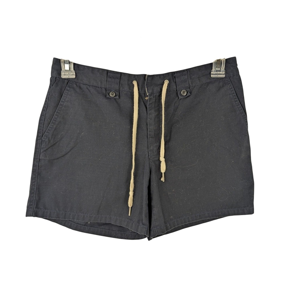 Tommy‎ Hilfiger Womens Navy Blue Utility Drawstring Shorts Low Rise Size 8 10